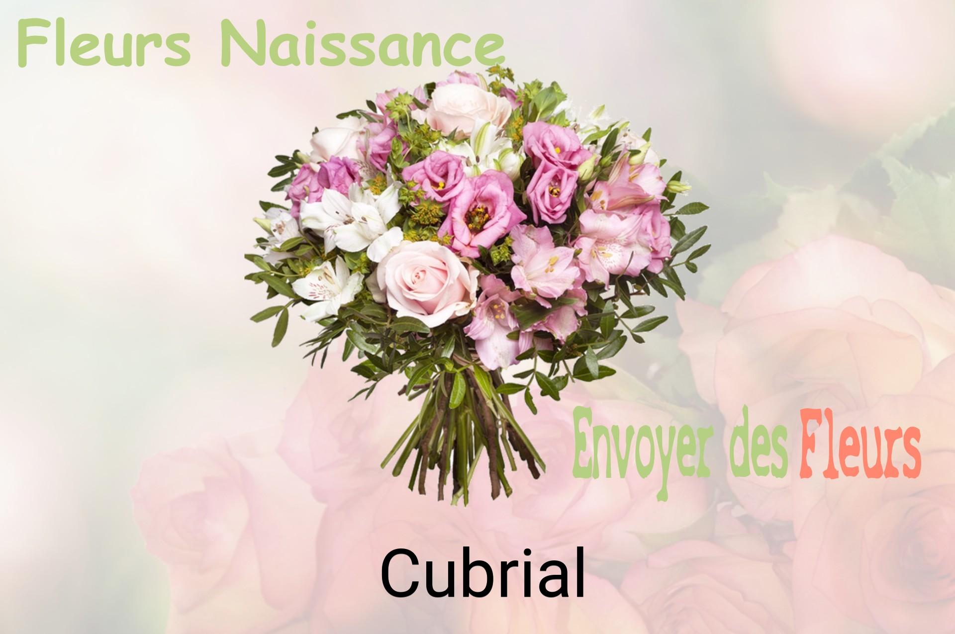 Bouquet de fleurs de naissance livré à Cubrial